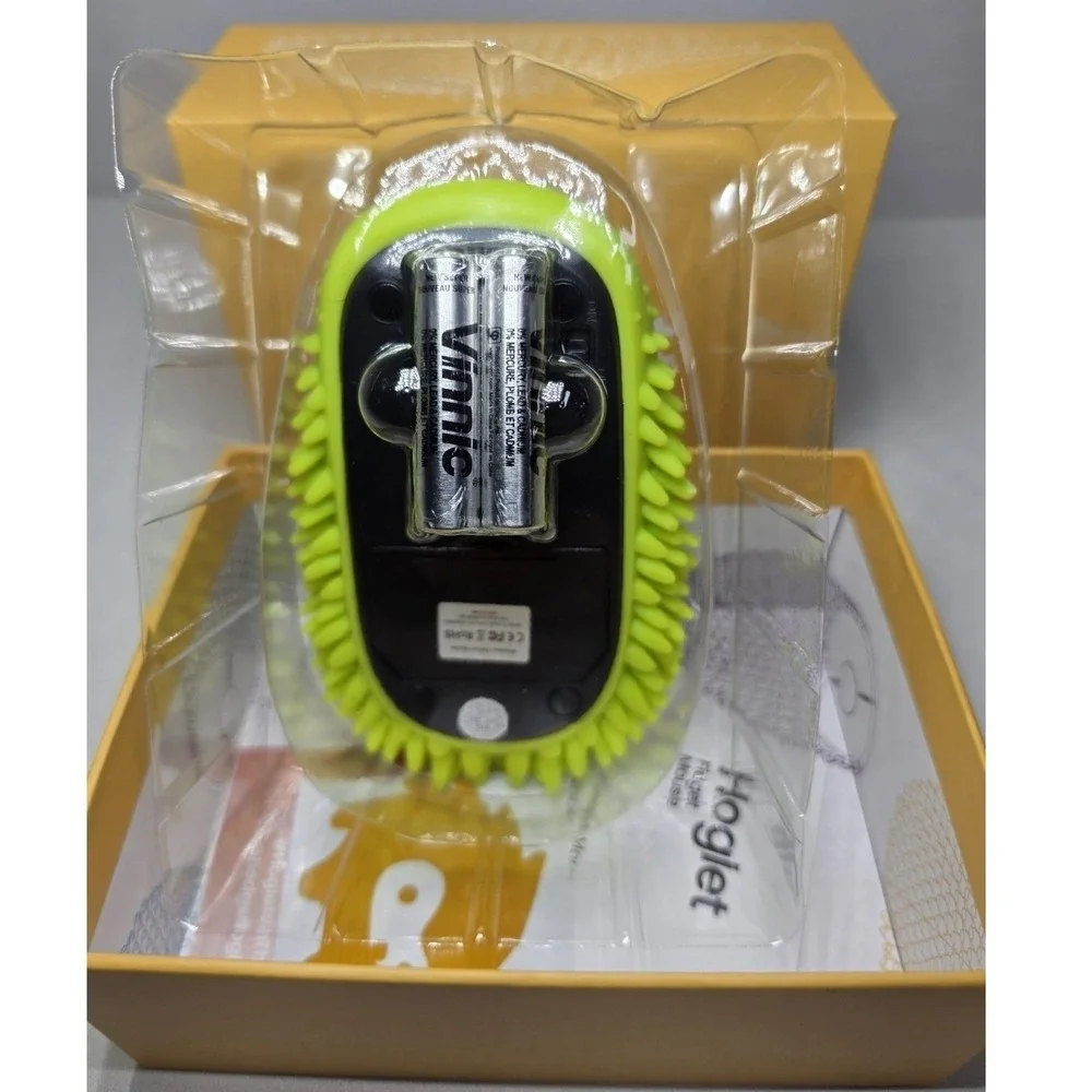 HedgeHog Health Hoglet Wireless Computer Mouse, Lime Green, Batteries Included
